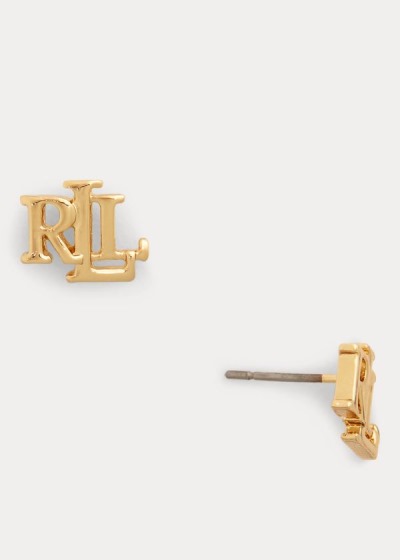 Ralph Lauren Logo Stud Øreringe Dame Danmark (AESQK3570)